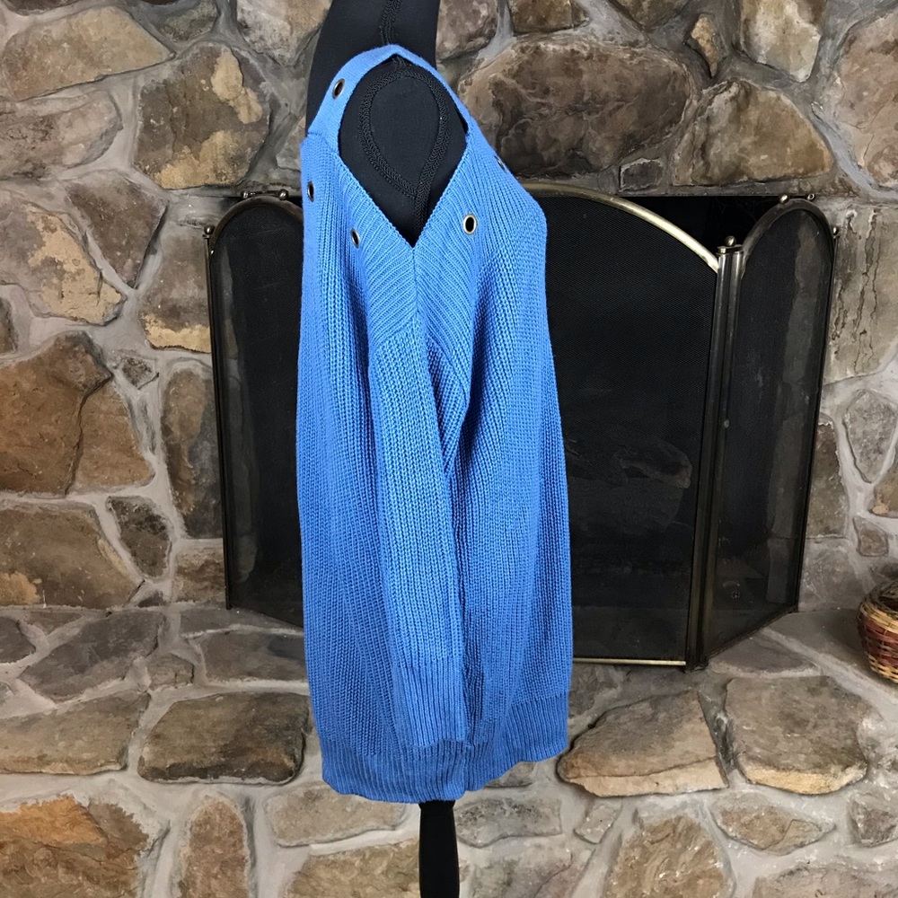 Zenana Outfitters | Sweater Dress | Blue | S - Picture 4 of 8
